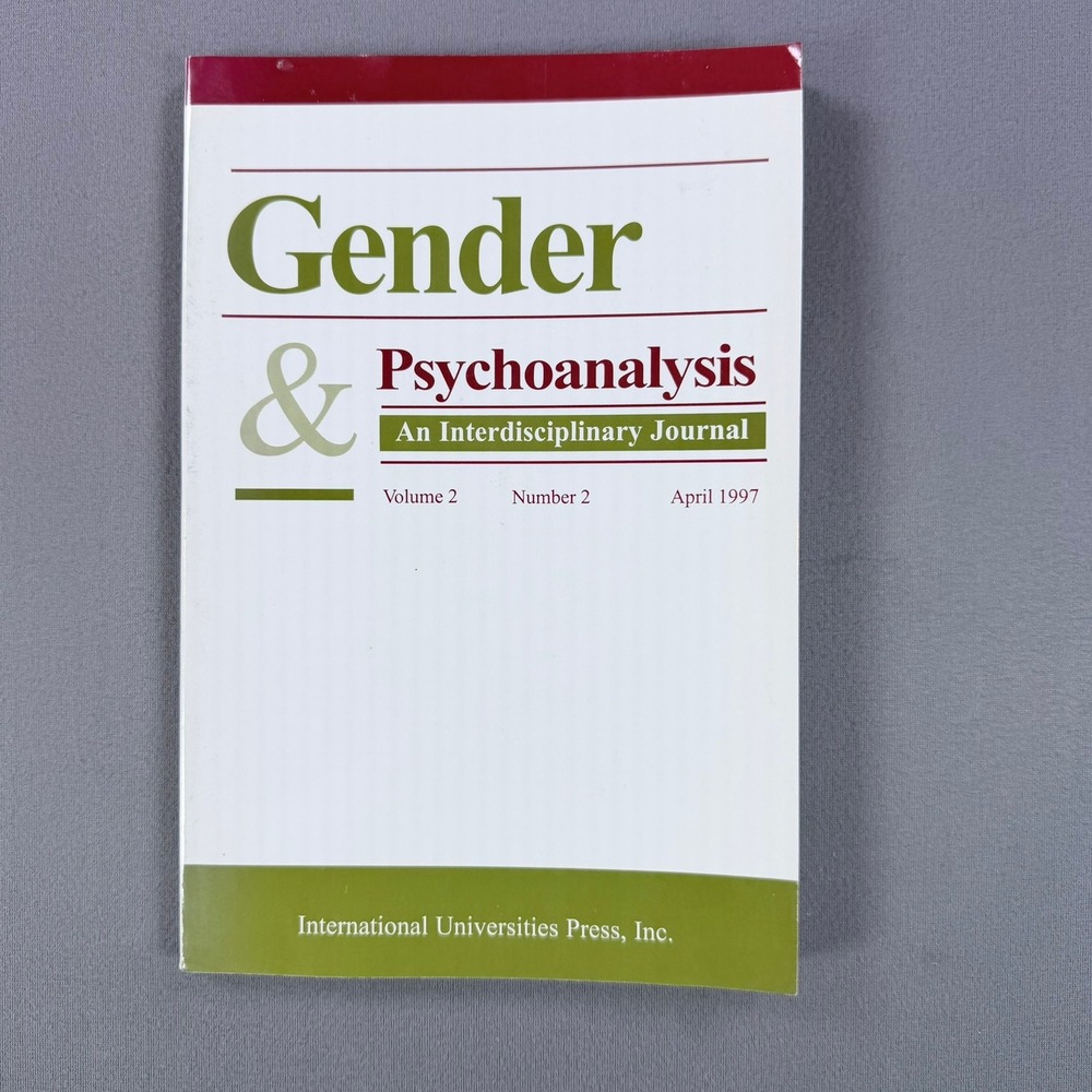Gender & Psychoanalysis Vol 2 No 2 April 1997 Paperback Psychology Journal